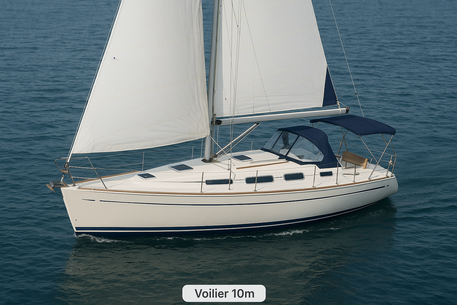 Voilier 10m à louer – Idéal pour balade, croisière côtière et initiation à la voile
